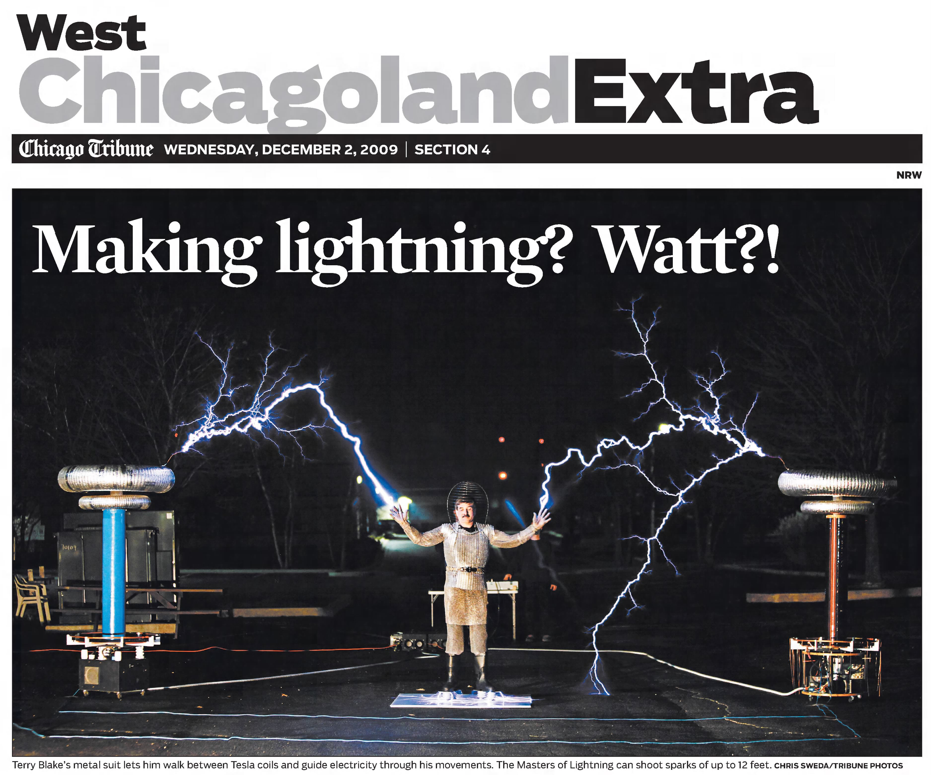 Tesla coil enthusiasts: Danger and drama part of allure --  chicagotribune.com